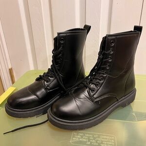 Lace Up Combat Boots